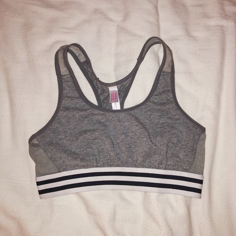 Grey Sports Bra